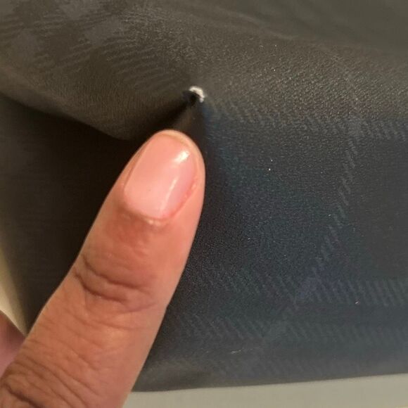 Burberry Tote Bag Blue Nova Check Plaid Coated Canvas Equestrian Old Money Prep - Picture 8 of 13